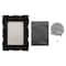Make Market; 2" x 3" Moon & Bats Acrylic Surface Diamond Art Kit with Frame by Make Market®; Category:Halloween Diamond Painting Kits; Image:5